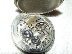 HUGE Antique DOXA Swiss Pocket Watch with Ornate Figural Deer Hunter Case, Rare