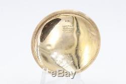 HUGE Gold 1900 Waltham 21 Jewel Vanguard RAILROAD Grade 18s Antique Pocket Watch