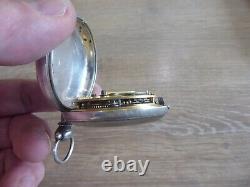 Hastings Abraham Levy Fusee Pair Cased Pocket Watch Working Dates C 1860 +key