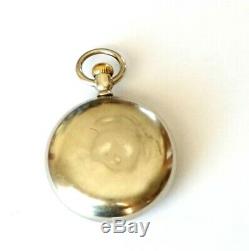 Illinois Pocket Watch Railroad Grade 17 Jewels Size 18s Open Face Antique 1897