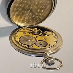 International Praecisions Men's Pocket Watch Antique SWISS Men's Pocket Watch