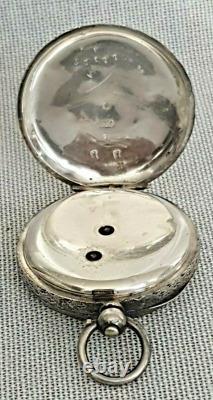 Job Lot 2 Antique HM Silver Ladies Pocket Watches Enamelled Face 1880- 1914 A/F