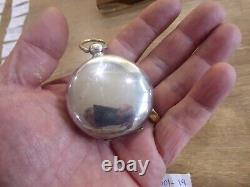 Knowle Maker B. Edwards Silver Fusee Verge Full Hunter Pocket Watch Dates C 1870
