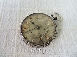 LGE QUALITY ANTIQUE VICT SILVER POCKET WATCH W. H WEIR BELLSHILL LOND 1890 140gs