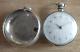 London Maker Baly Silver Fusee Verge Pair Cased Pocket Watch Working C1819 &key