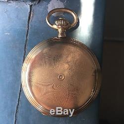 LONGINES ANTIQUE POCKET WATCH 14K Yellow, SOLID GOLD 1910 Grand Prix 51mm 25S