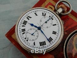 LONGINES West End Watch Co, Indian Military Officers Pocket watch chronograph