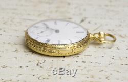 LOUIS AUDEMARS High Grade REPEATER Solid Gold Antique REPEATING Pocket Watch