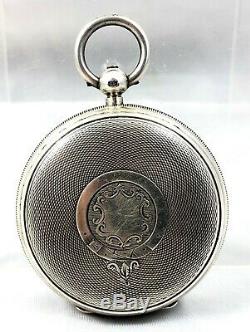 Large Olswang Sunderland Fusee Improved Patent Pocket Watch Chester 1892