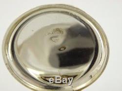 Late 1800s Antique Full Hunter. 800 Swiss Hallmarked Silver Pocket Watch LAYBY