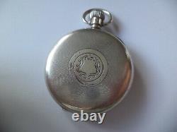 Limit Solid Silver 1924 A. L. D Pocket Watch, Working