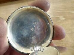London Maker Mafsey Antique Silver Dial Gold Numerals Gents Fusee Pocket Watch