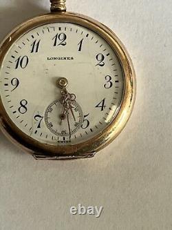 Longines pocket/ fob watch Vintage Antique 15 Jewel 1914