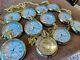 Lot Of 12watch Elgin Vintage Pocket Collectible Antique Brass Pocket Watch Gift