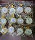 Lot Of 12 Watch Elgin Vintage Pocket Collectible Antique Brass Pocket Watch Gift