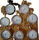 Lot Of 8 Watch Elgin Vintage Pocket Collectible Antique Brass Pocket Watch Gift