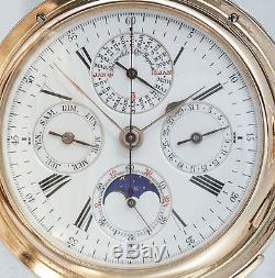 Louis Audemars Grand Complication 213g / 7Oz 18k Gold Pocket watch Book & Box