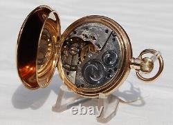 Lovely Antique Elgin Gents Full Hunter 15J Pocket Watch Size 16. 1922. Running
