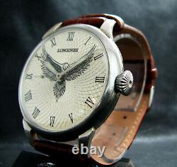 Luxury Men's Gift Antique 1937 Large Marriage Pocket Watch Longines movmnt