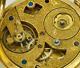 Museum Antique Tixier Calibre Chinese Duplex Solid 18k Gold&enamel Pocket Watch
