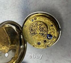 Masonic George lll, Hallmark For 1816, Good Pair Cased Solid Silver Pocket Watch