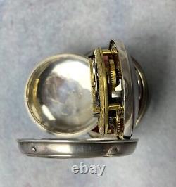 Masonic George lll, Hallmark For 1816, Good Pair Cased Solid Silver Pocket Watch