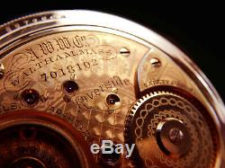 Mega Rare Antique 18s Waltham Riverside First Run Pocket Watch Mint Serviced