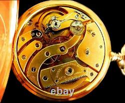 Mega Rare Antique Patek Philippe Chronometro Gondolo 18K Rose Gold Pocket Watch