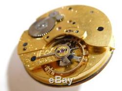 Nicole Nielsen 4 E. White centre sec 43.5mm higrade antique pocket watch movement