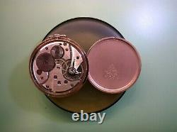 Omega Vintage Antique Rose Pink Gold Pocket Mens 1950 Swiss hand winding watch
