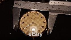 Oriosa 14K Solid GOLD Union SA Antique Swiss Pocket Watch (Taschenuhr) 61g