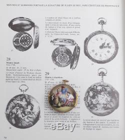 PAINTED ENAMEL & GOLD Verge Fusee Antique Pocket Watch JULIEN LE ROY Montre Coq