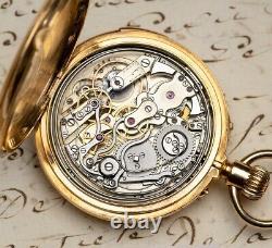 PATEK PHILIPPE withExtract FIVE MINUTE REPEATING CHRONOGRAPH Antique Pocket Watch