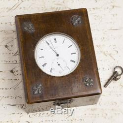 PIVOTED DETENT CHRONOMETER Antique Pocket Watch by ULYSSE BRETING LOCLE