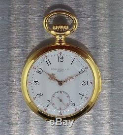 Patek Philippe 18k gold pocket watch with quarter repeater antique 23 Jewel 1901