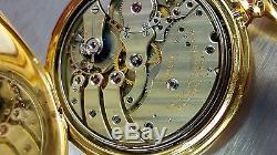 Patek Philippe 18k gold pocket watch with quarter repeater antique 23 Jewel 1901