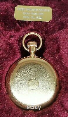 Patek Philippe 18kt Gold Antique, 125g heavy Full Hunter cased pocket watch