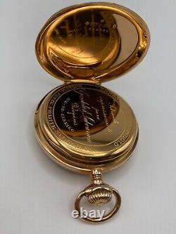 Patek Philippe Gondolo Chronometero Antique Solid 18k Gold Pocket Watch