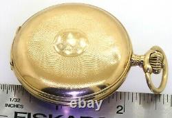 Paul Moser antique 14K yellow gold elegant high fashion mechanical pocket watch