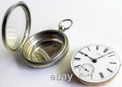 Pocket Watch American Waltham Mass Watch Co Antique Albert Chain Rare