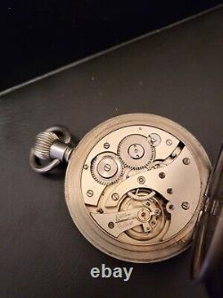 Pocket Watch Goliath in Leather Desk Stand Case