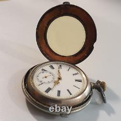 Pocket Watch Man Woman Remontoir 10R Old Massif Argent 800 Vintage Men