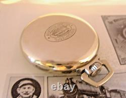 Pocket Watch Winegartens Railway Regulator 1920s Antique 15J Big Nickel Case Fwo