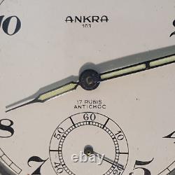 Pocket watch antique men's women's ANKRA 103 vintage military style German's