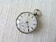 Quality Antique Silver Pocket Watch, 7/3824, London 1933, 101gs, With Key
