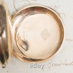 QUARTER REPEATER & CHRONOGRAPH SOLID 14k GOLD Antique Pocket Watch