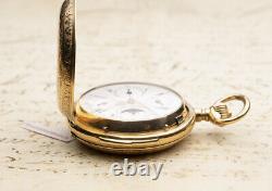 QUARTER REPEATER & TRIPLE CALENDAR Gold Antique Pocket Watch