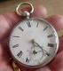 Quality Antique Silver Fusee Gents Pocket Watch Dates C1875