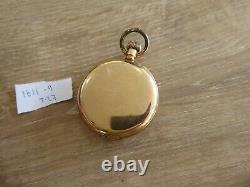 Quality Vintage Waltham Gold Plated Full Hunter Pocket Watch // Working