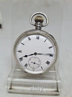 Quality antique solid silver gents Dennison pocket watch 1931 WithO ref2517